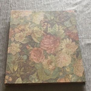Floral Print Scrapbook